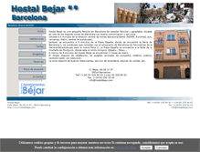 Tablet Screenshot of hostalbejar.com